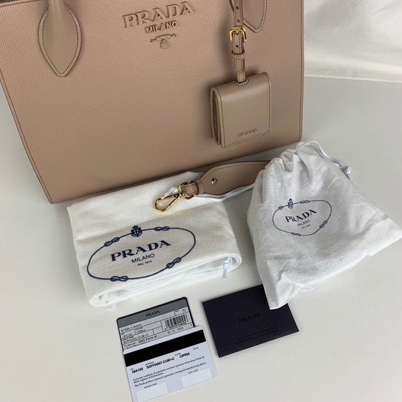 Prada Large Monochrome Tote in Cipria - Picture 5 of 8